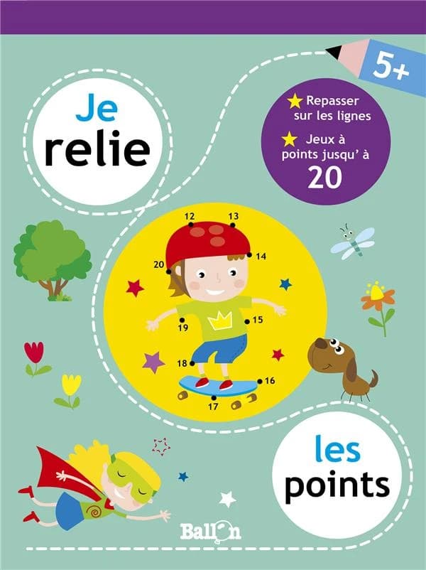 Je relie les points jusqu'à 20