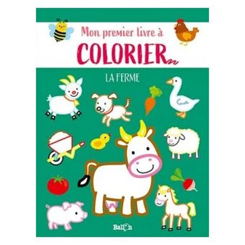 mon premier livre à colorier LA FERME
