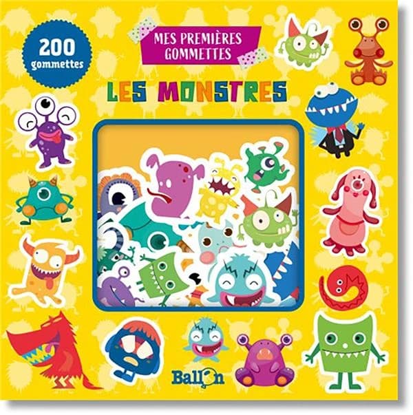 Mes premières gommettes : les monstres : [Autocollant]