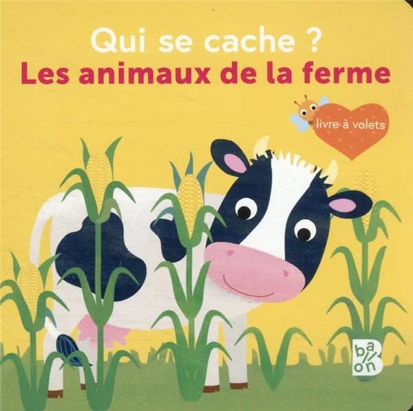 Les animaux de la ferme : livre à volets
