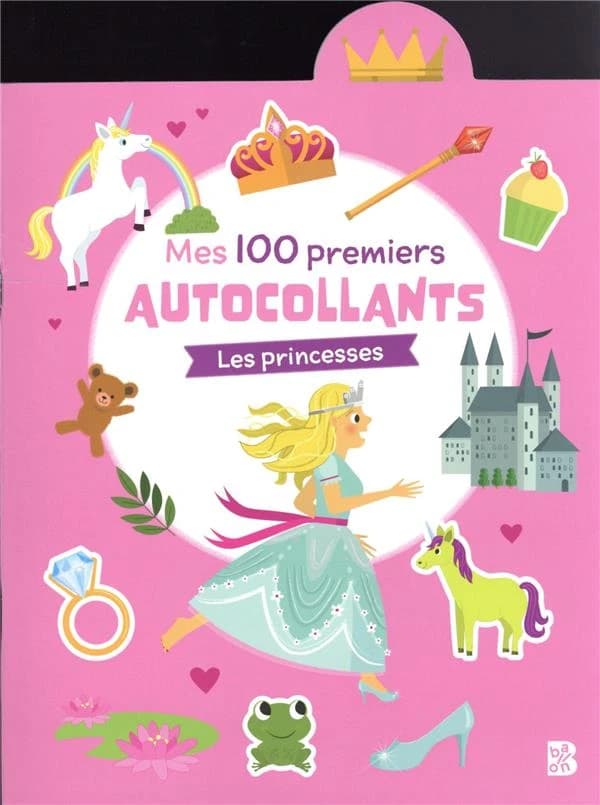 Mes 100 premiers autocollants : les princesses : [Album à colorier]