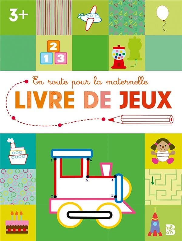 En route pour la maternelle : livre de jeux ; petite section