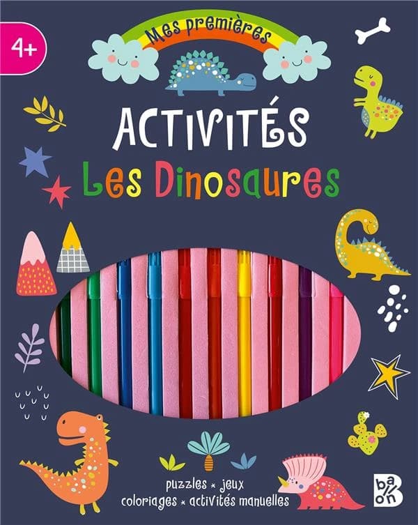 Les dinosaures : Puzzles, jeux, coloriages, activités manuelles