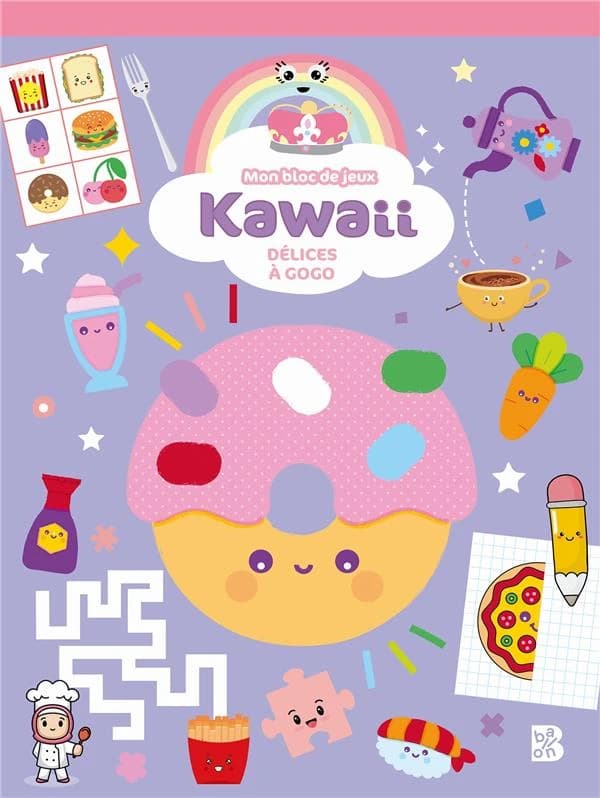 Kawaii : mon bloc de jeux : délices à gogo