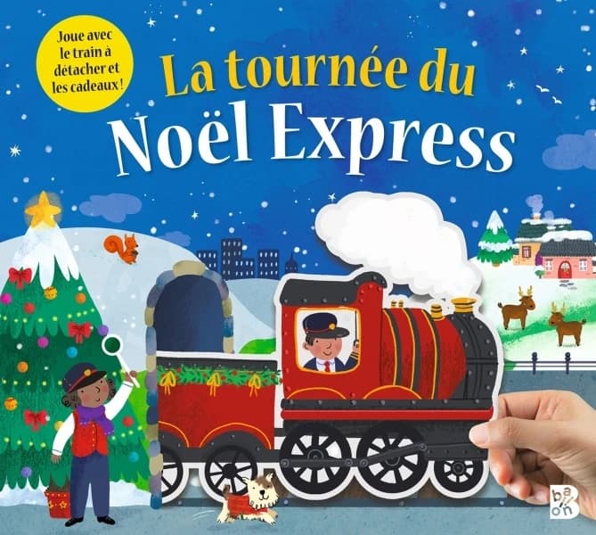 La tournée du Noël express : joue avec le train à détacher et les cadeaux !