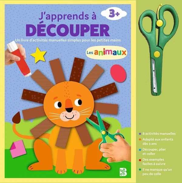 J'apprends à découper : les animaux : 3 ans et plus : [Image à découper]