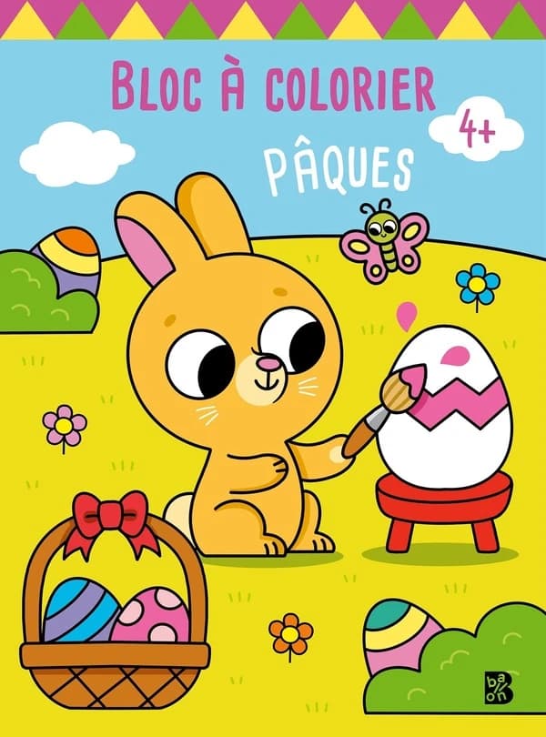 Pâques : bloc à colorier : [Album à colorier]