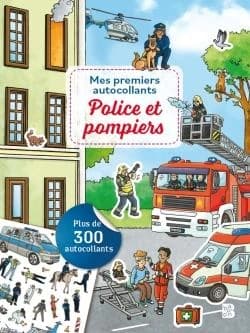 Mes premiers autocollants : Police et pompiers