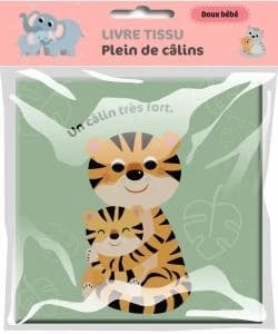 Plein de câlins : livre tissu