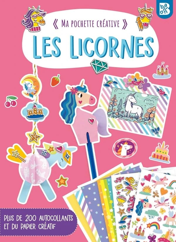 Ma pochette créative : Les licornes