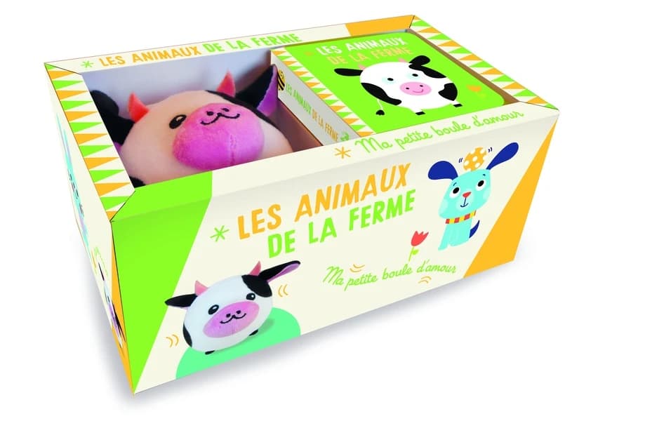 Les animaux de la ferme : Avec 1 peluche
