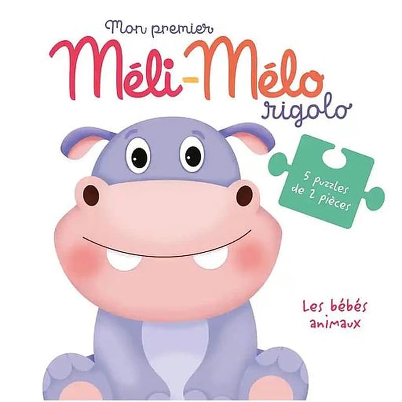 Les bébés animaux : 5 puzzles de 2 pièces