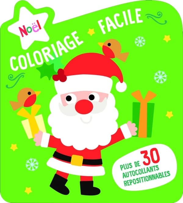 Coloriage facile ! : Père Noël