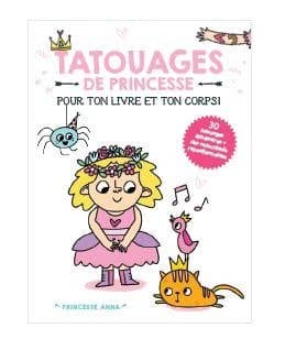 Princesse Anna : 30 tatouages éphémères + des autocollants repositionnables