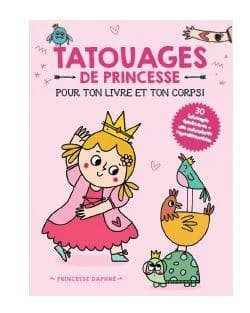 Princesse Daphné : 30 tatouages éphémères + des autocollants repositionnables