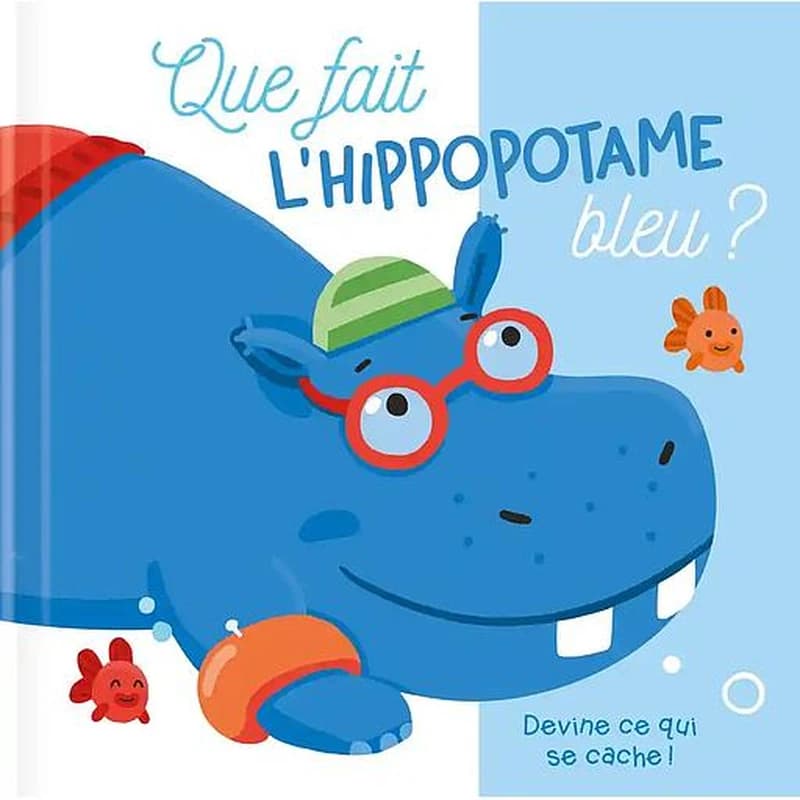 Que fait l'hippopotame bleu ?