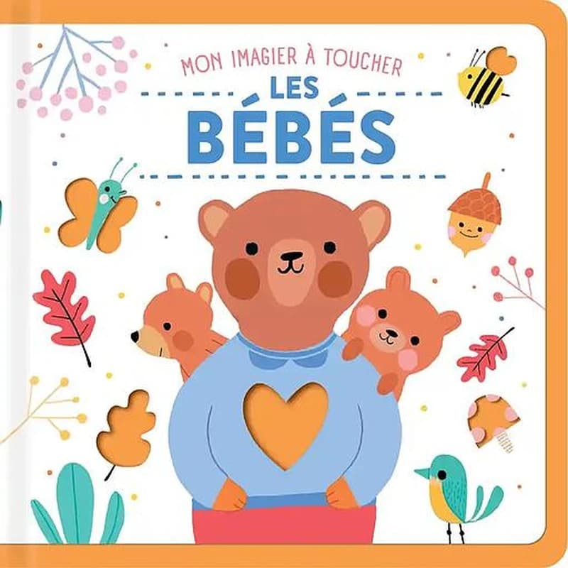 Mon imagier à toucher : les bébés