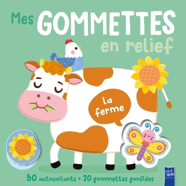 Mes gommettes en relief : La ferme