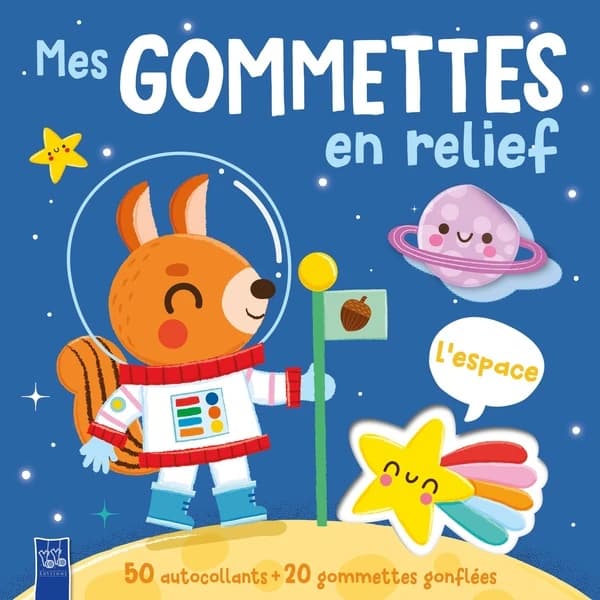 Mes gommettes en relief : L'espace