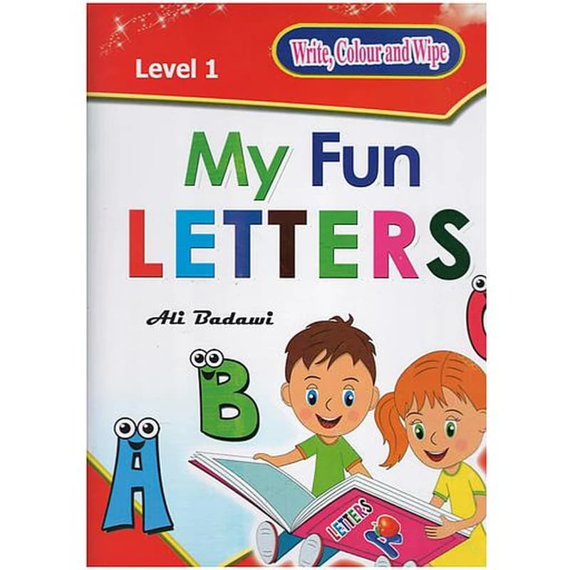 Write,Coulour and Wipe - My Fun LETTERS (Level 1)