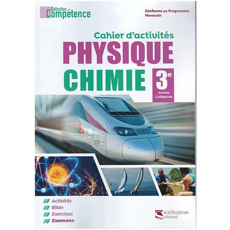 Cahier d'activité Physique Chimie - 3AC Collection Compétence