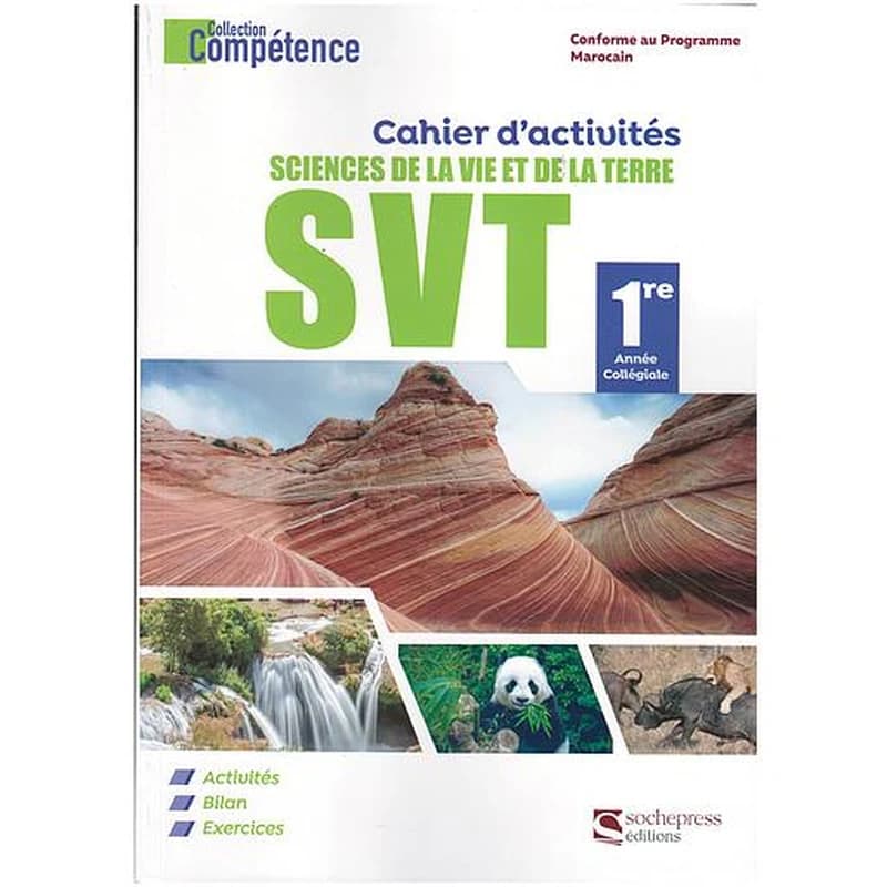 CAHIER D'ACTIVITE  SVT 1AC COLLECTION COMPÉTENCE