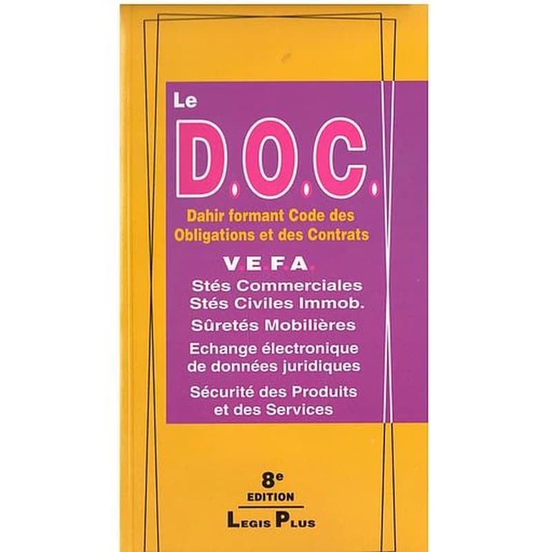 Le D.O.C Dahir Des Obligations et Des Contrats