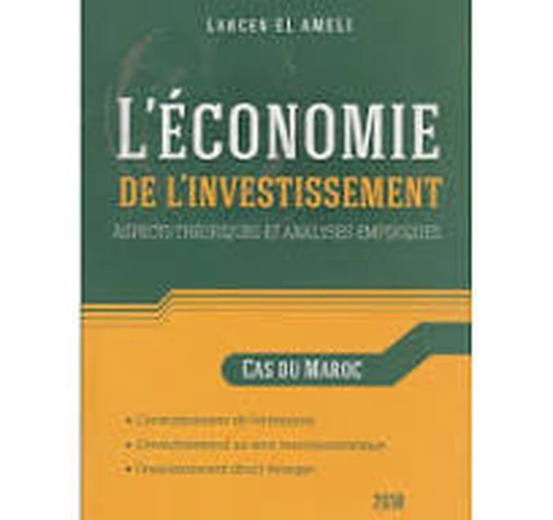 L'ECONOMIE DE L'INVESTISSEMENT