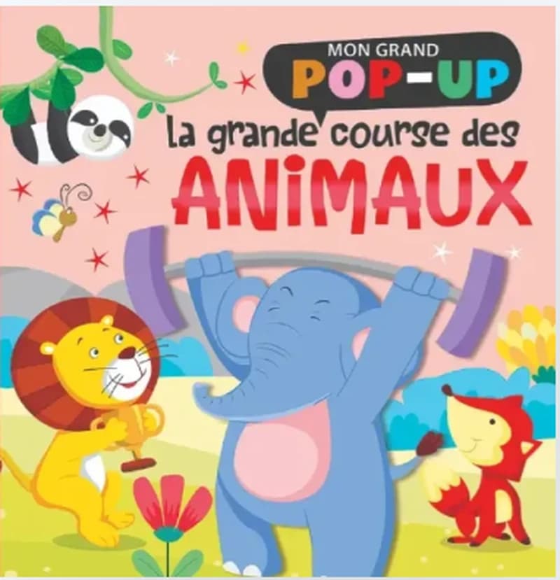 MON GRAND POP-UP LA GRANDE COURSE DES ANIMAUX