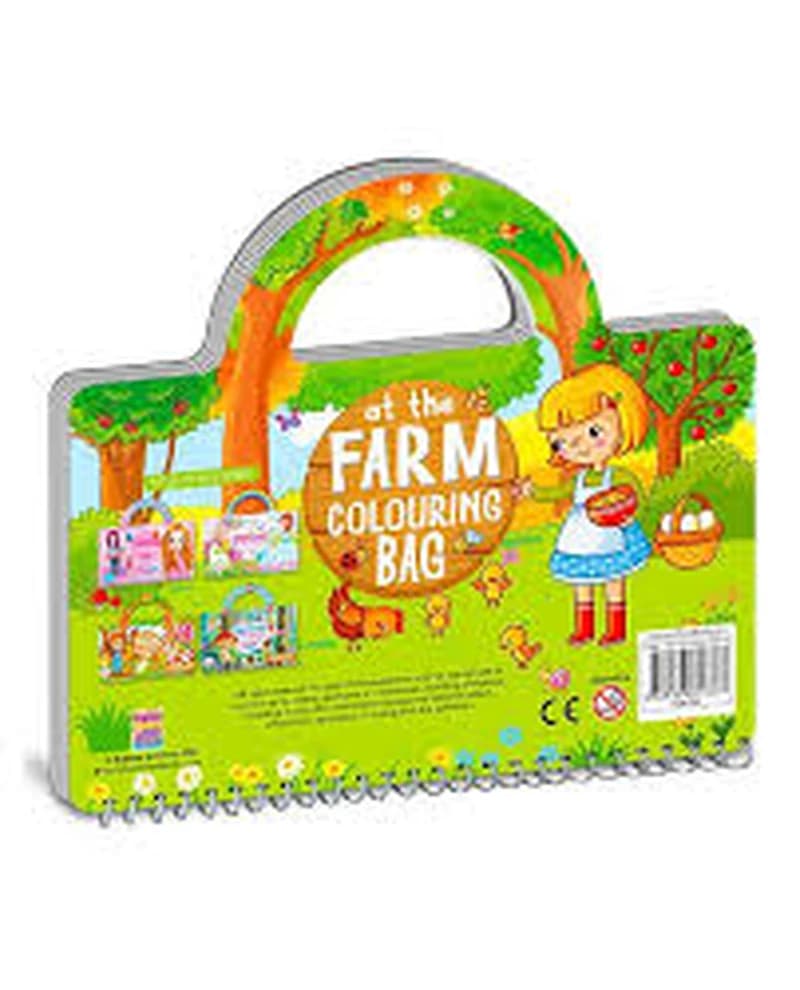 AT THE FARM COLOURING BAG