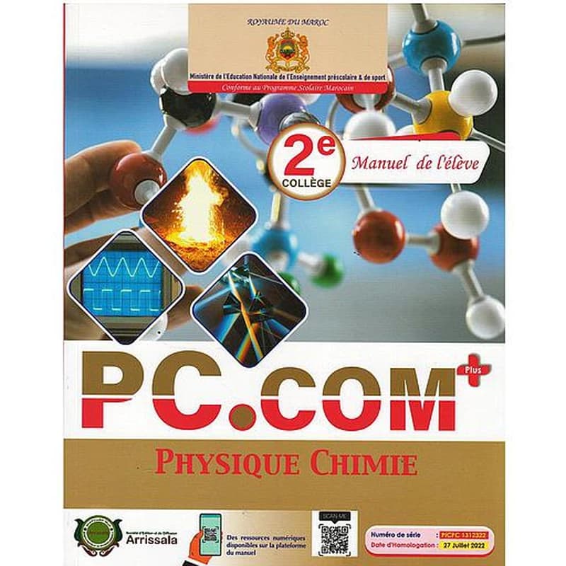 PC.COM + Pus Physique-Chimie 2AC