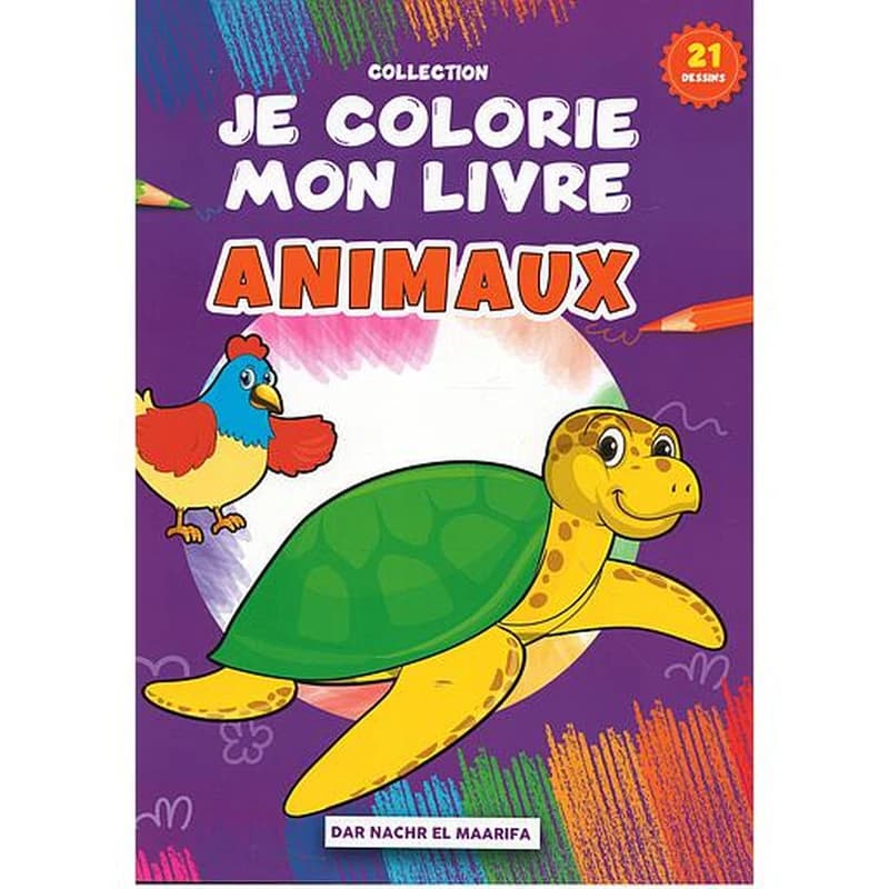 JE COLORIE MON LIVRE (ANIMAUX)