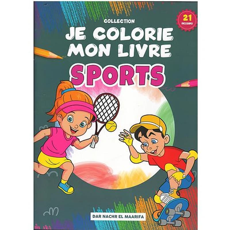 JE COLORIE MON LIVRE (SPORTS)