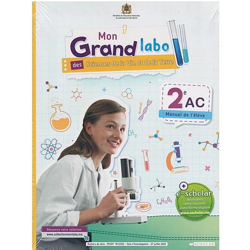 MON GRAND LABO EN SCIENCE DE LA VIE ET DE LA TERRE 2E AC