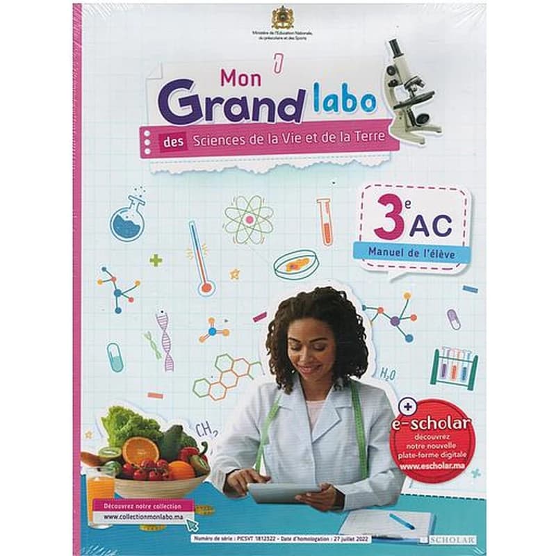 MON GRAND LABO EN SCIENCE DE LA VIE ET DE LA TERRE 3E AC