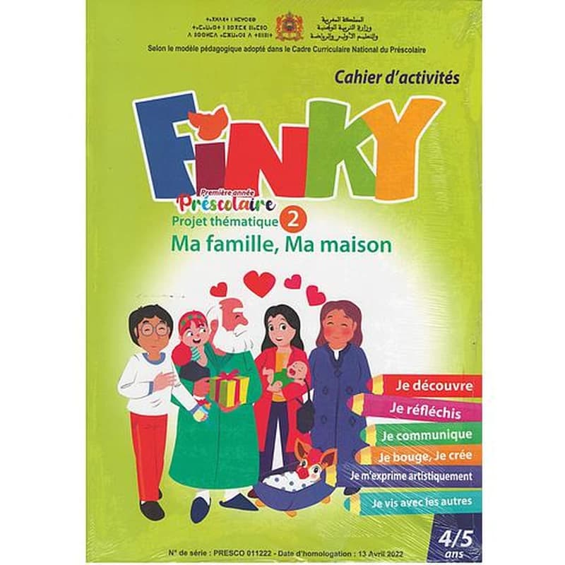 Finky première année préscolaire projet thématique 2 ma famille, ma maison 4