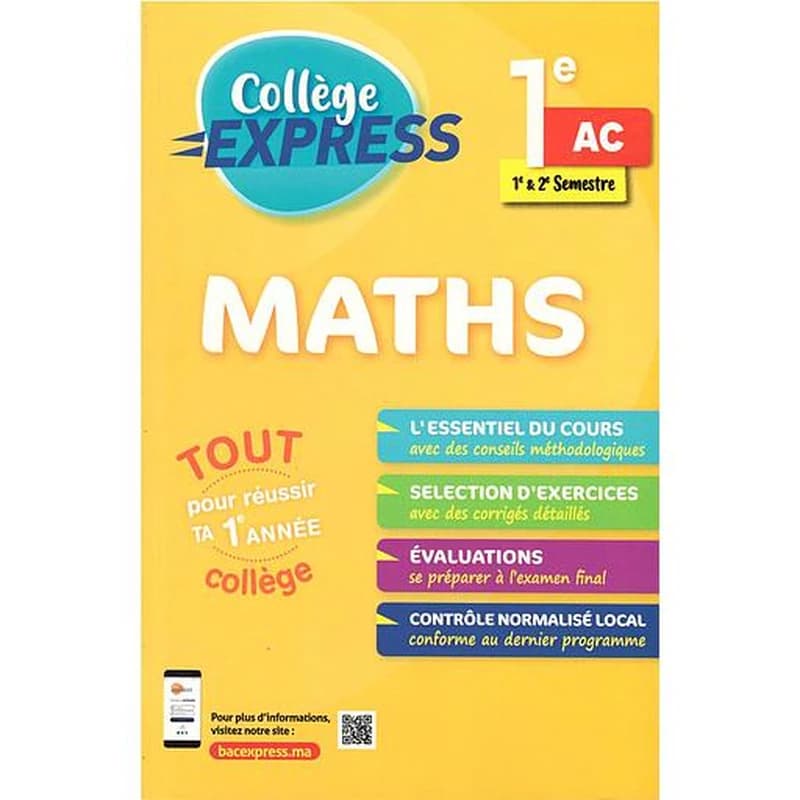 Collège Express Maths 1 AC 1&2 Semestre