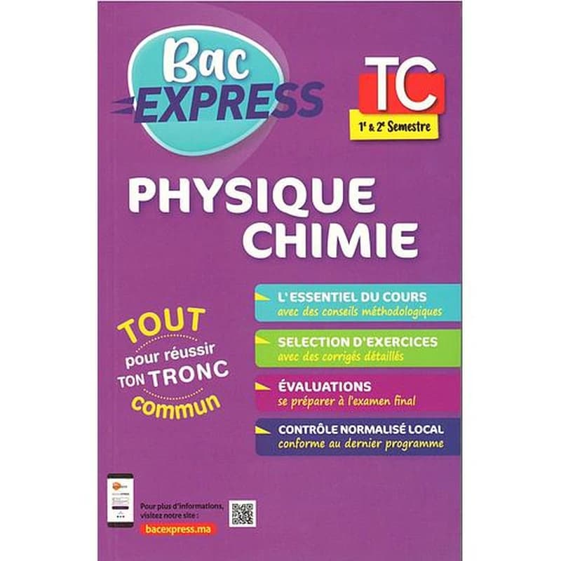 Bac express Physique Chimie TC 1&2 Semestre