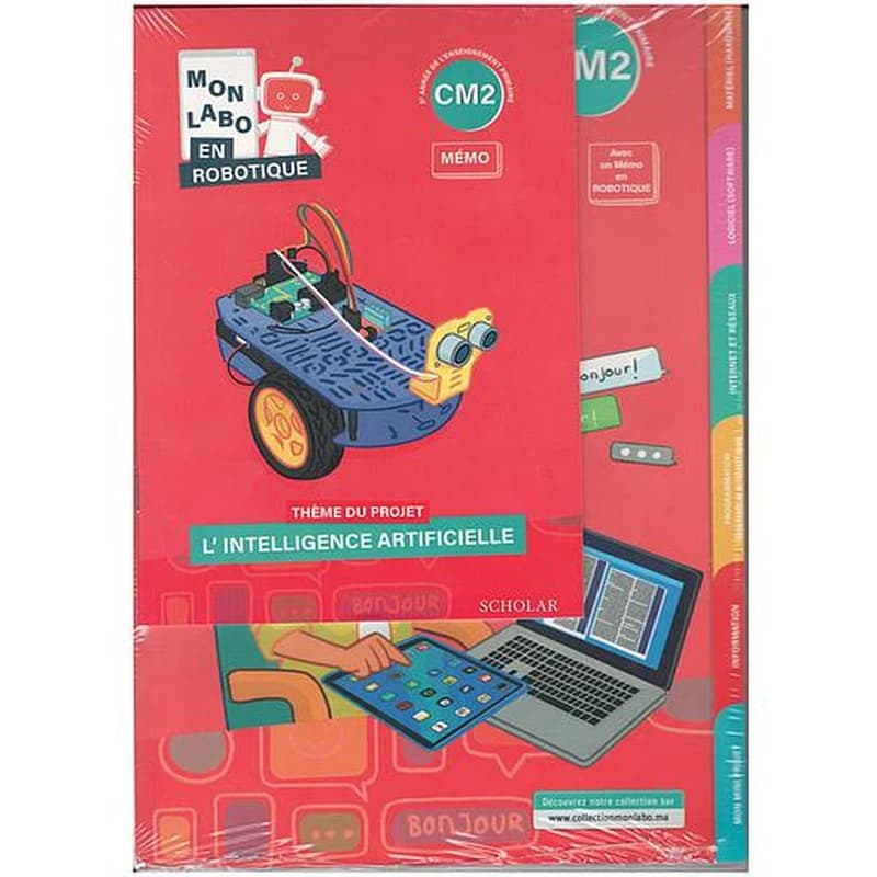 Mon labo en informatique et robotique CM2 - Fichier de l'élève avec un mémo en robotique