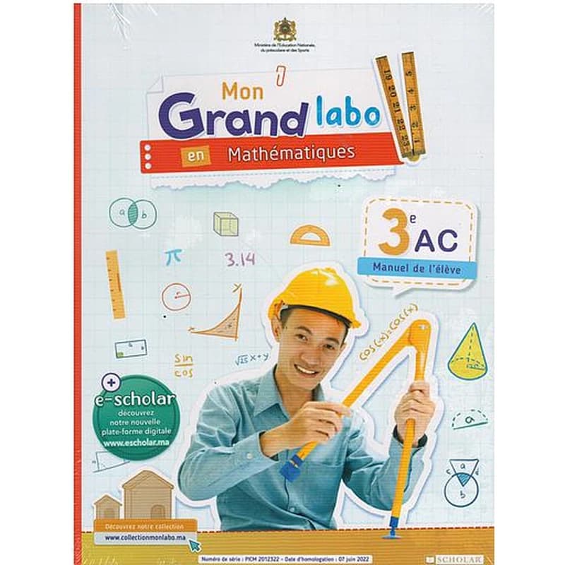 MON GRAND LABO EN MATHEMATIQUES 3AC