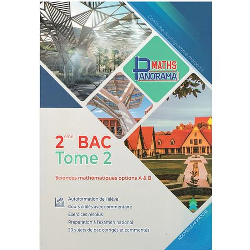 Panorama maths 2ème bac sciences maths option A&B Tome 2 Exercices