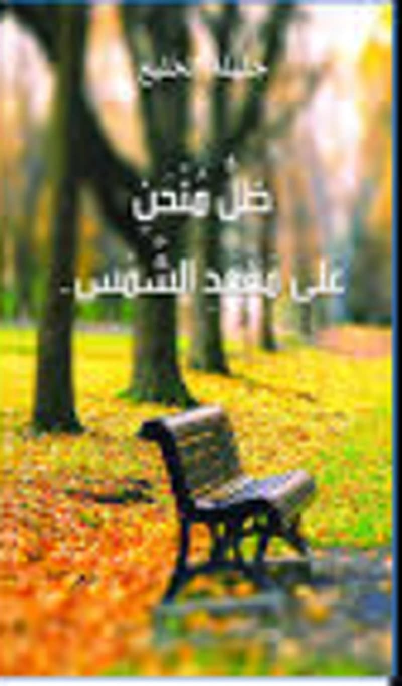ظل منحن على مقعد الشمس