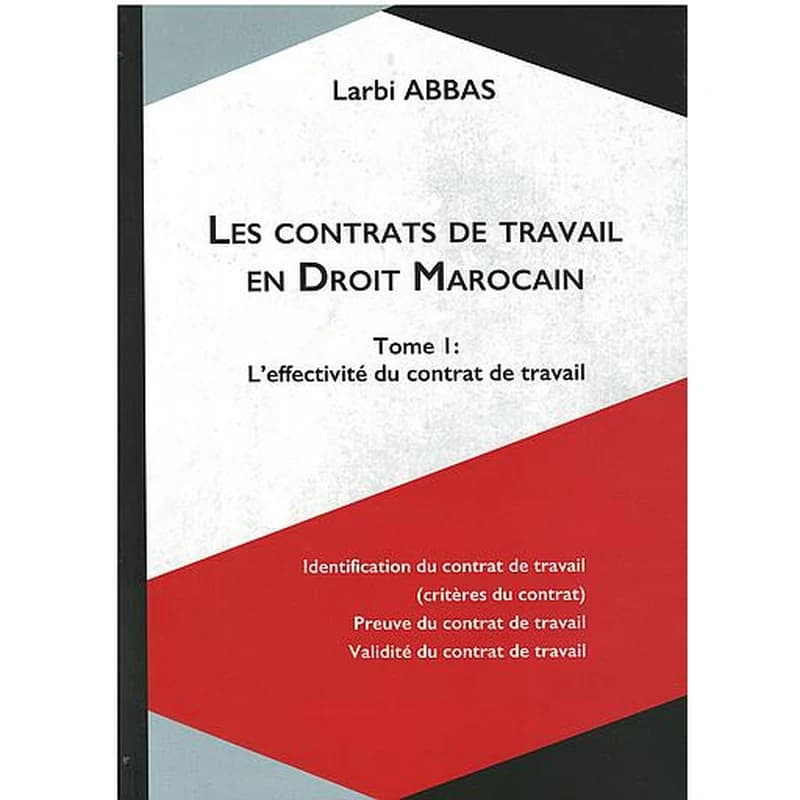 LES CONTRATS DE TRAVAIL EN DROIT