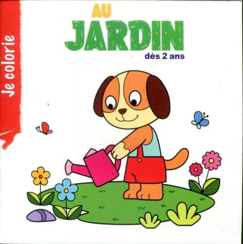 Je colorie Au jardin