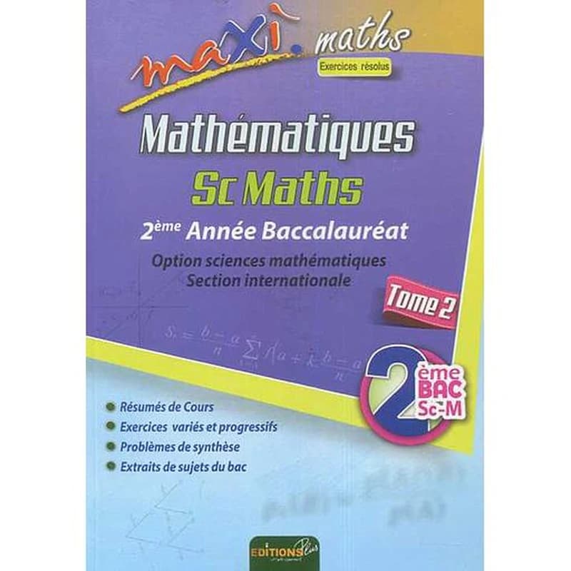MAXI MATHS 2AB T2 SM EXERCICES BIOF