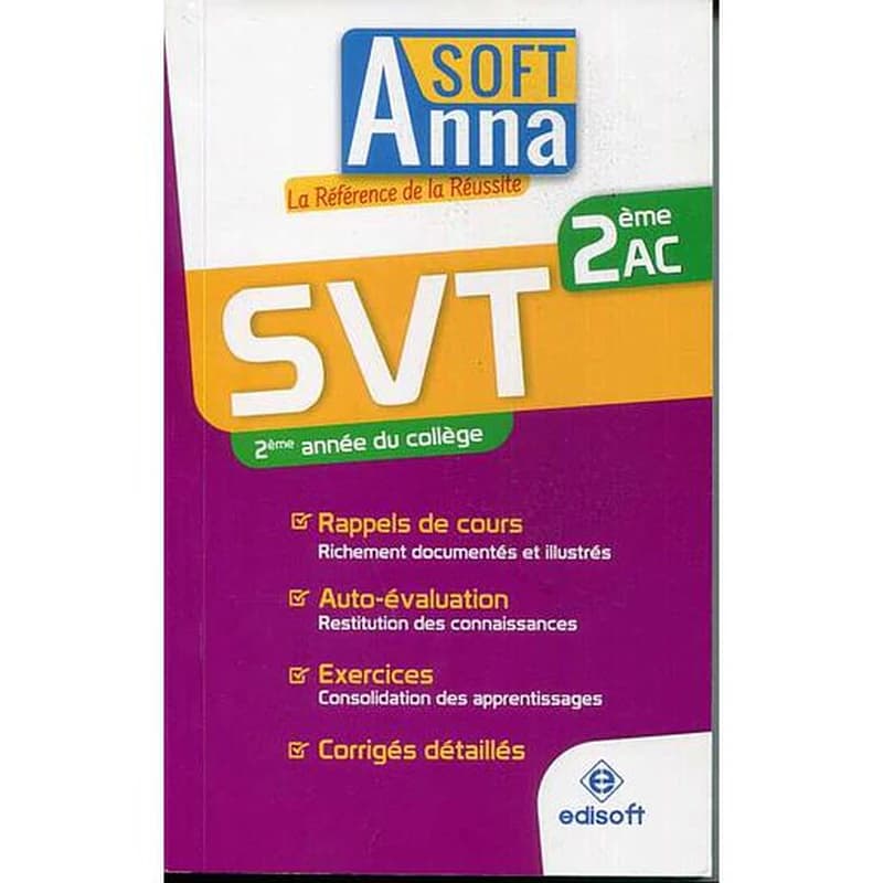 Anna Soft SVT 2 Année Collège