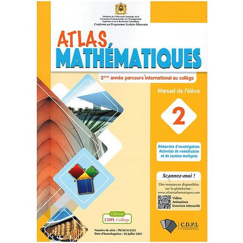 Atlas des Mathématiques 2ème  Année collège