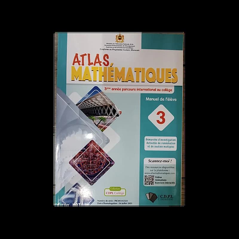 Atlas des Mathématiques 3ème  Année collège