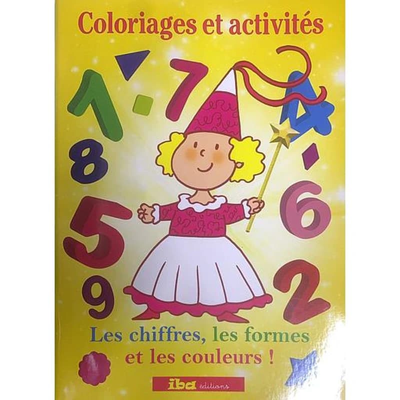 Coloriage et activités-les chiffres,les formes,et les couleurs