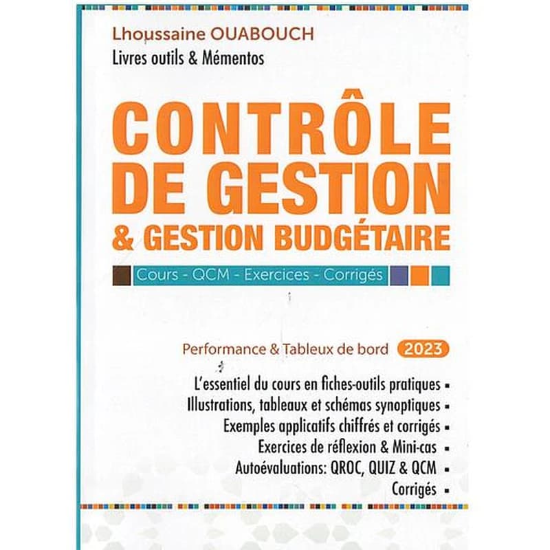 Contrôle de gestion & gestion budgétaire : Performance et Tableaux de bord 2023